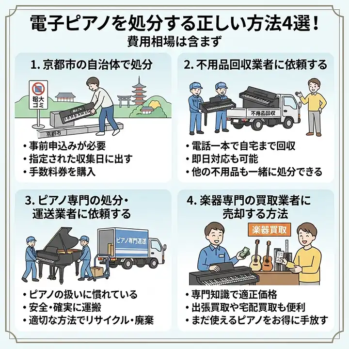 電子ピアノ処分方法