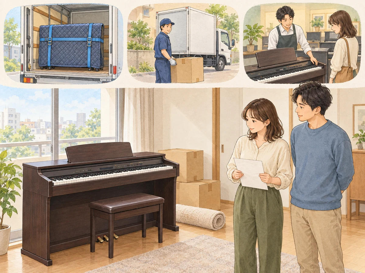 電子ピアノ　引っ越し